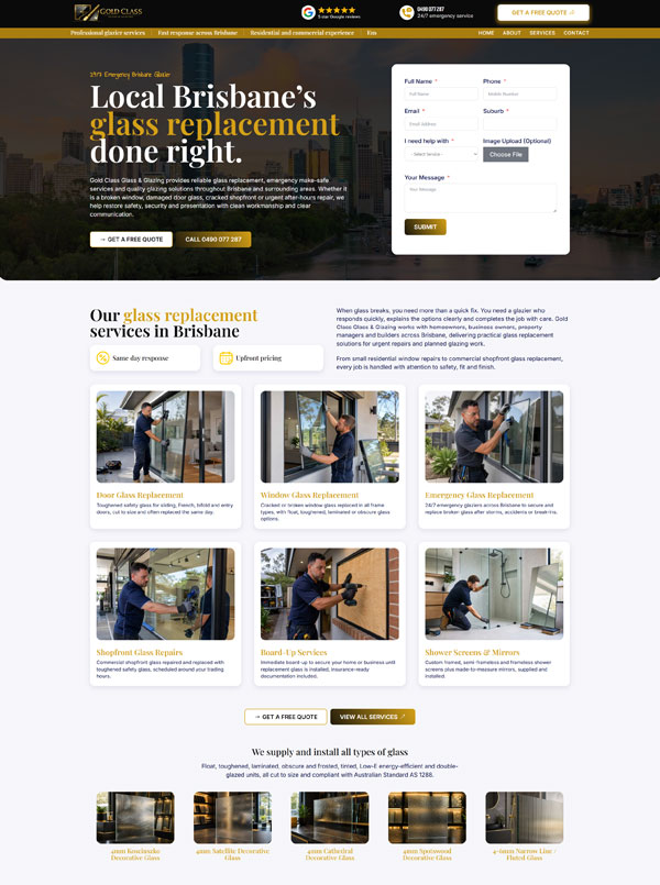 Gold Class Glass & Glazing